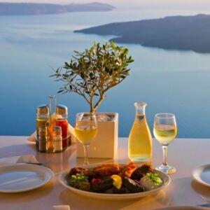 Topoi_Aegean Gastronomy_santorini caldera__